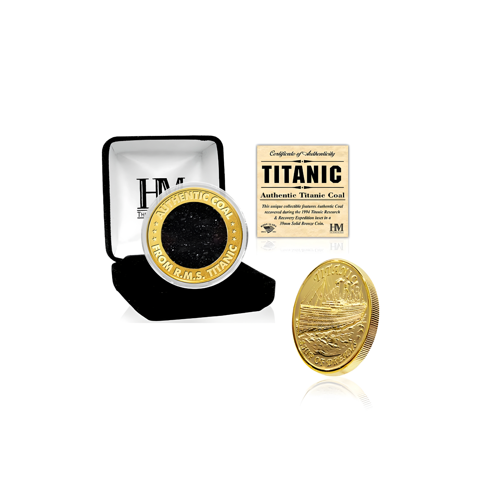 Limited-Edition Titanic Coal Coin