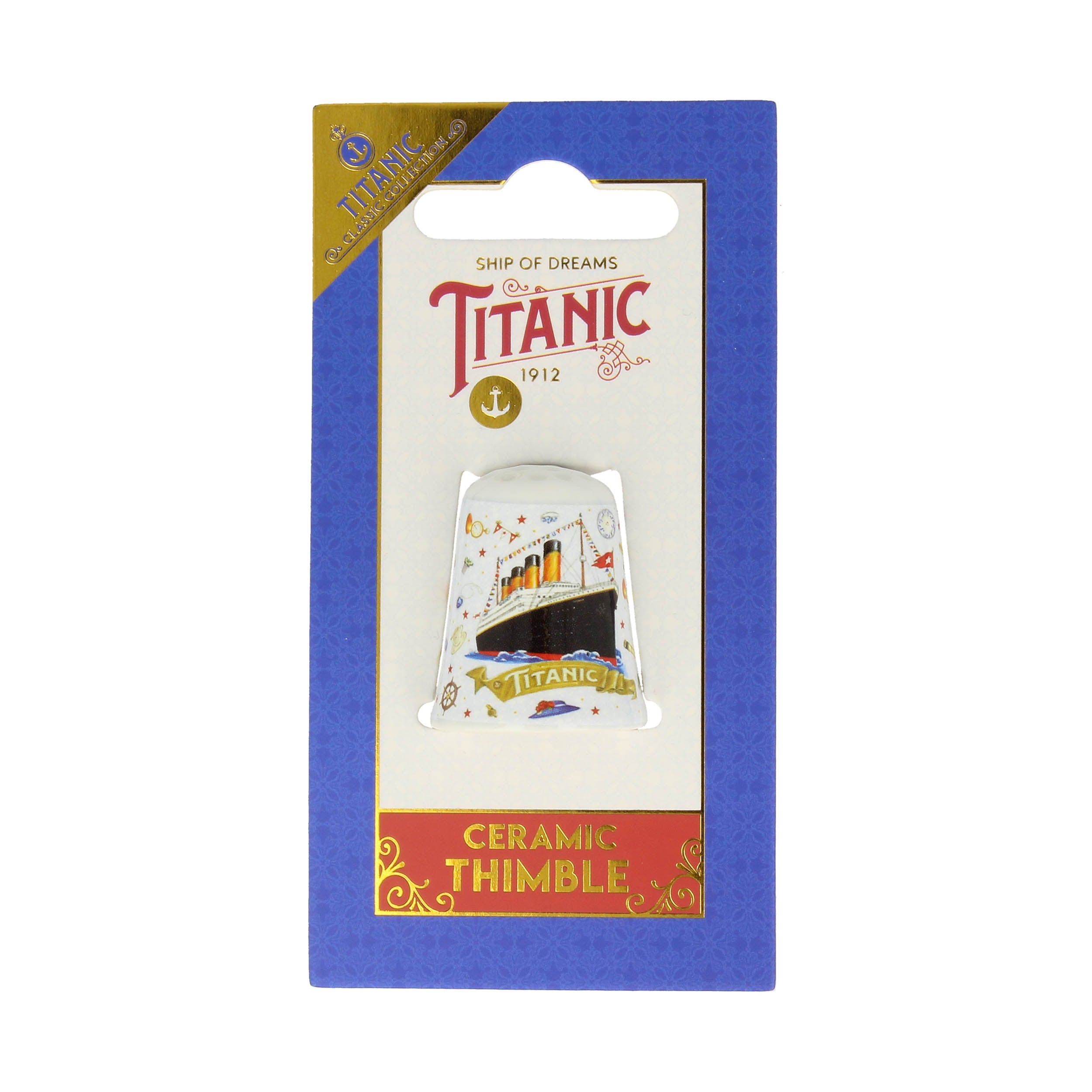 Titanic Ship of Dreams - Ceramic Thimble