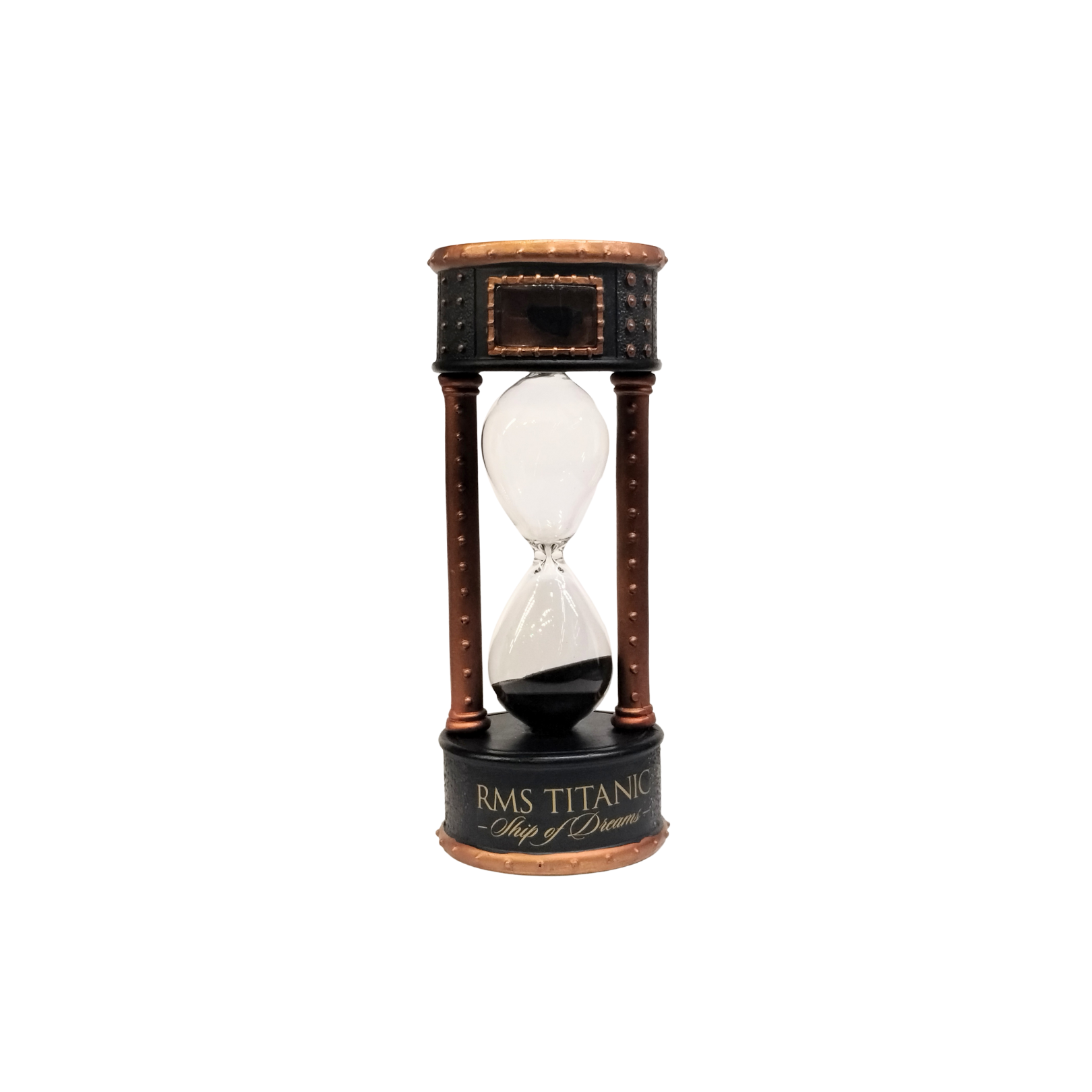 Titanic Authentic Coal Hourglass