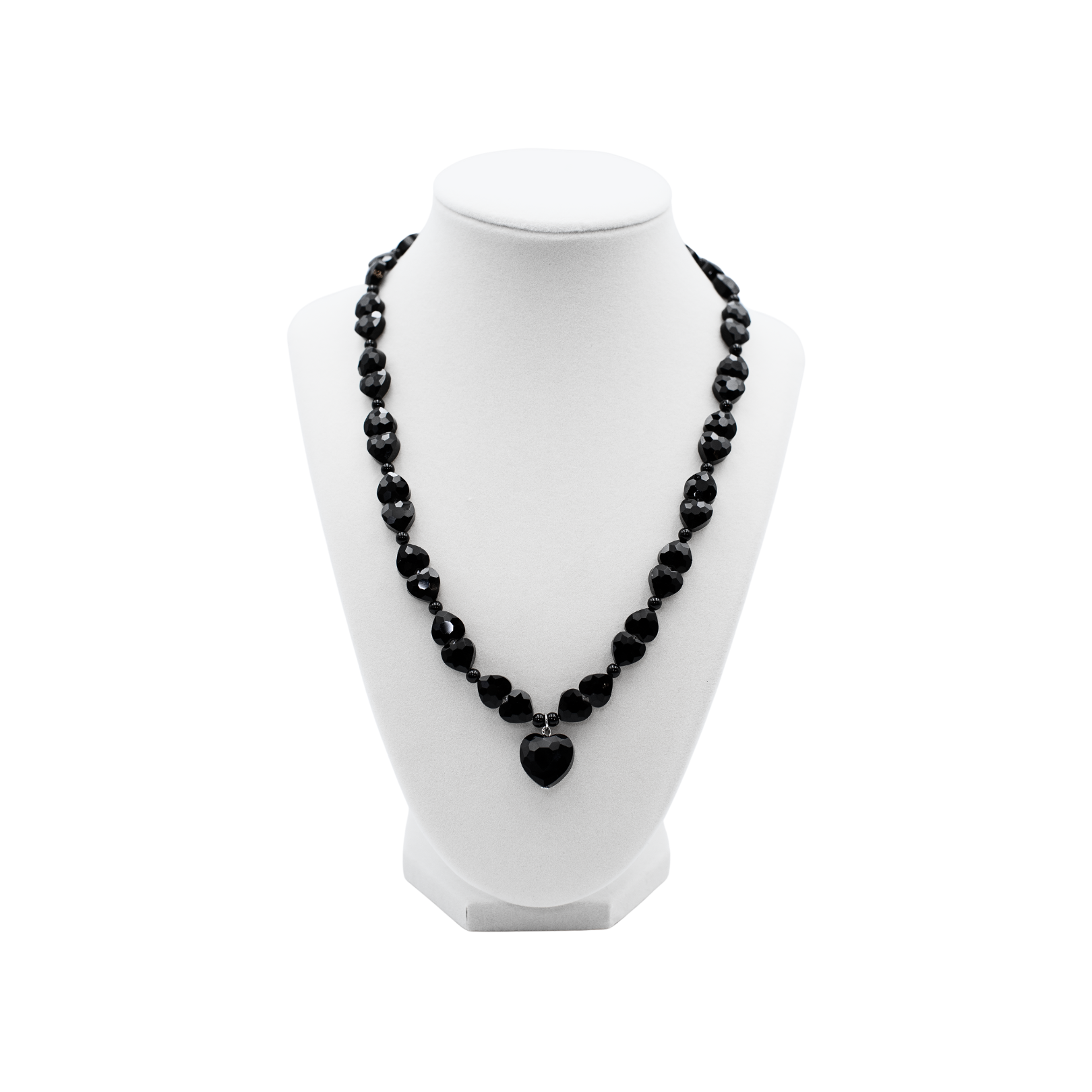 Replica Black Glass Necklace