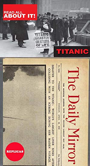 Titanic Replica Newspaper