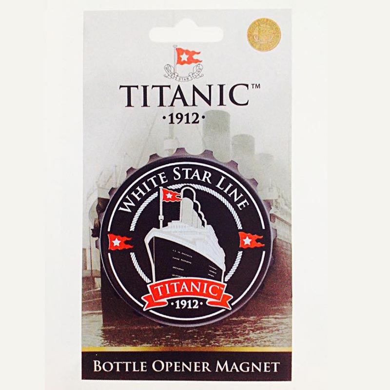 TITANIC MAGNETIC SCREWCAP BOTTLE OPENER