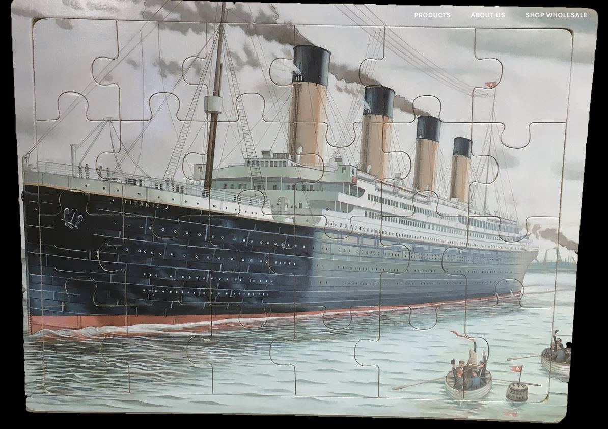 24-pc Titanic Wood Puzzle