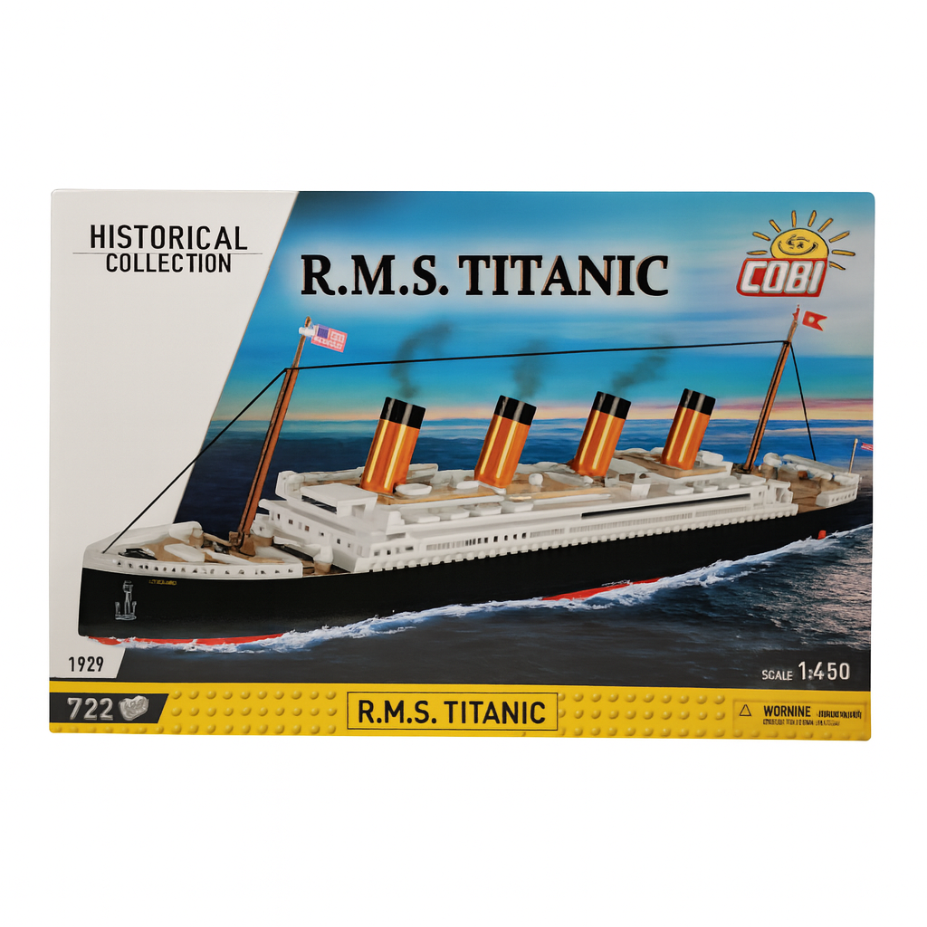 Titanic 722 Piece Construction Blocks Building Kit