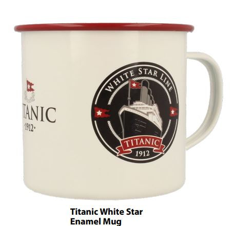 TITANIC COLLECTORS ENAMEL MUG-EXCL