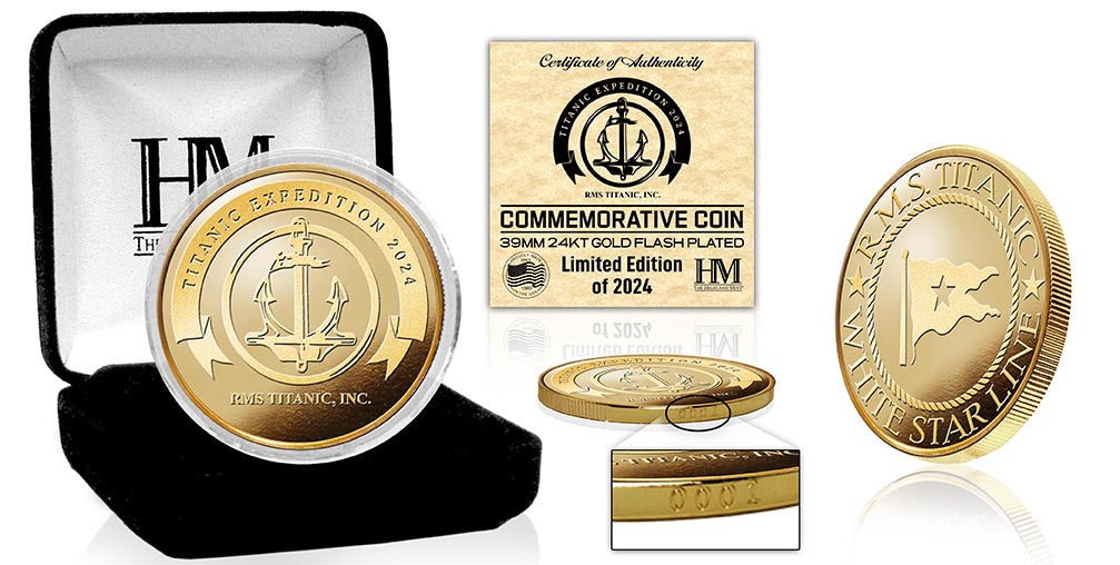 2024 Expedition Commerative Gold-Plated Coin