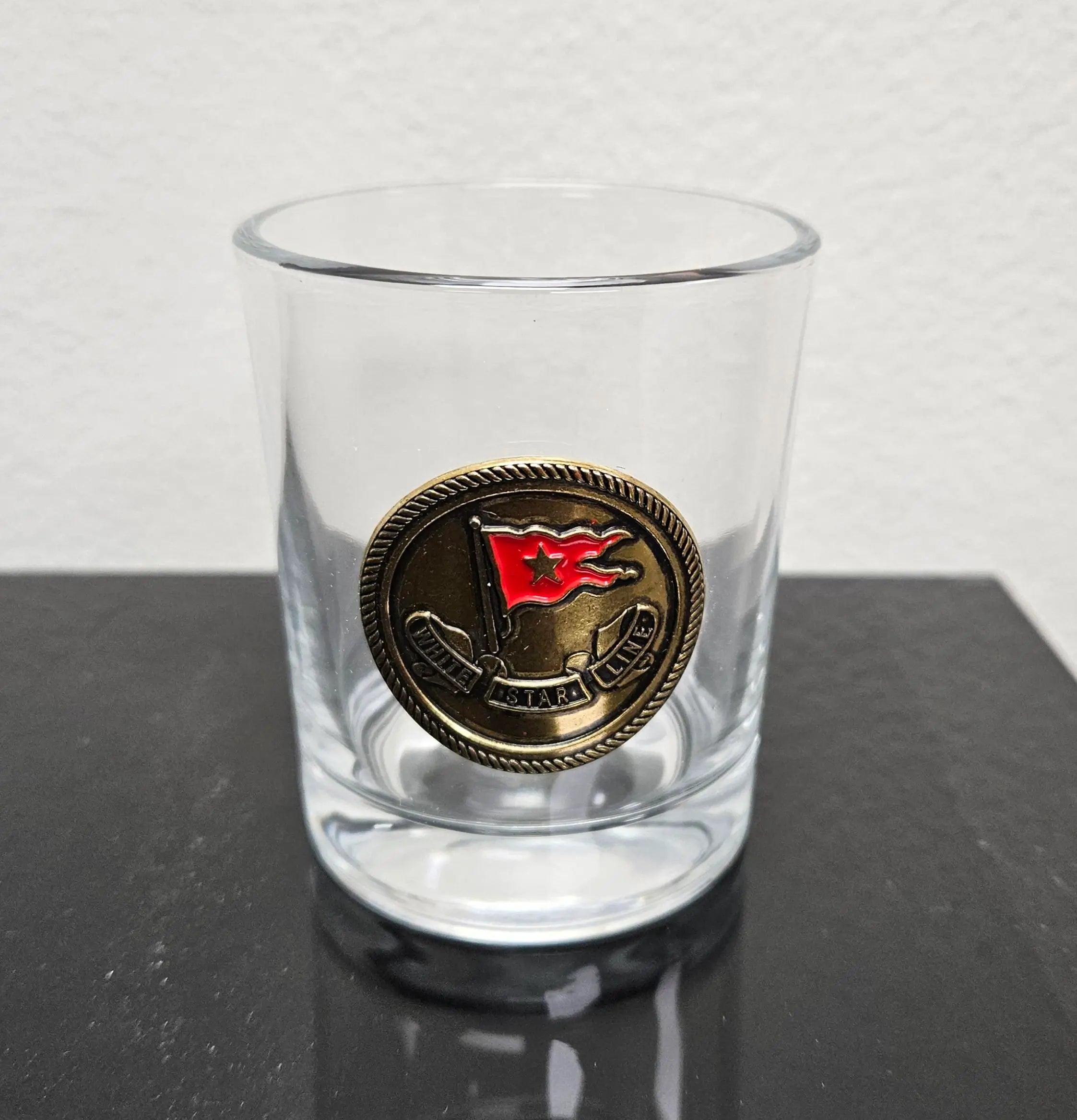 Old Fashioned Glass- Brass WSL Disc