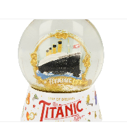 Ship of Dreams Glitter Snow Globe