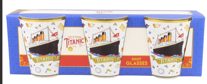 Ship of Dreams 3 pk Shot Glasses