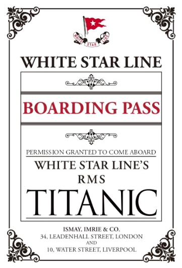 Boarding Pass Tea Towel