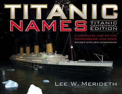 TITANIC Names Book