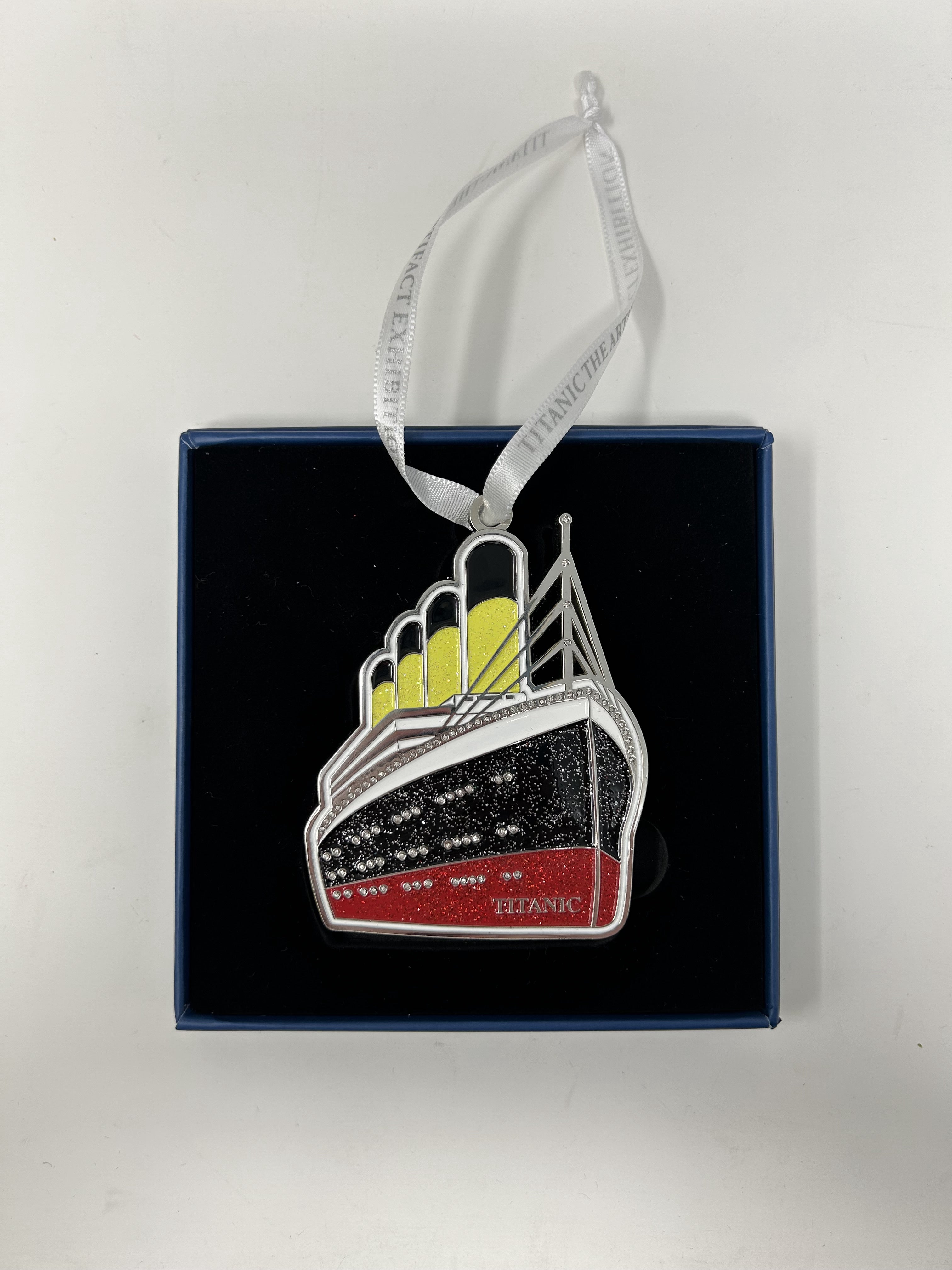 Titanic Boat Ornament with stones